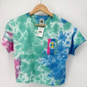 Cross Colors cropped tie die tshirt